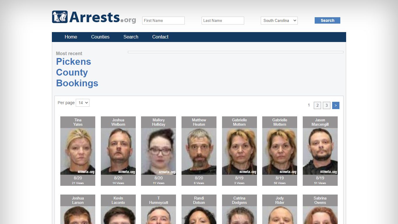 Pickens County Arrests and Inmate Search