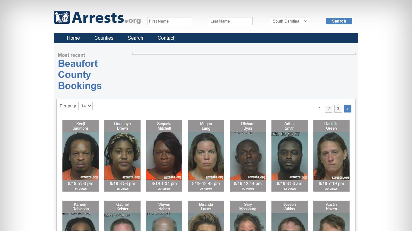 Beaufort County Arrests and Inmate Search